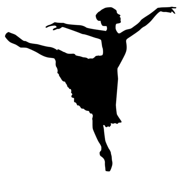 Detail Ballerina With Umbrella Silhouette Nomer 28