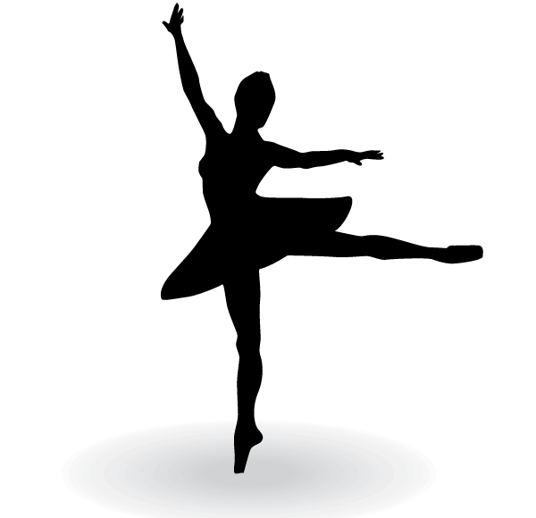 Detail Ballet Dancer Clipart Silhouette Nomer 5