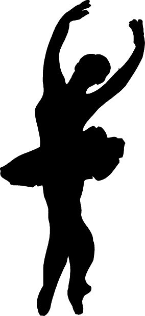 Detail Ballet Dancer Clipart Silhouette Nomer 48