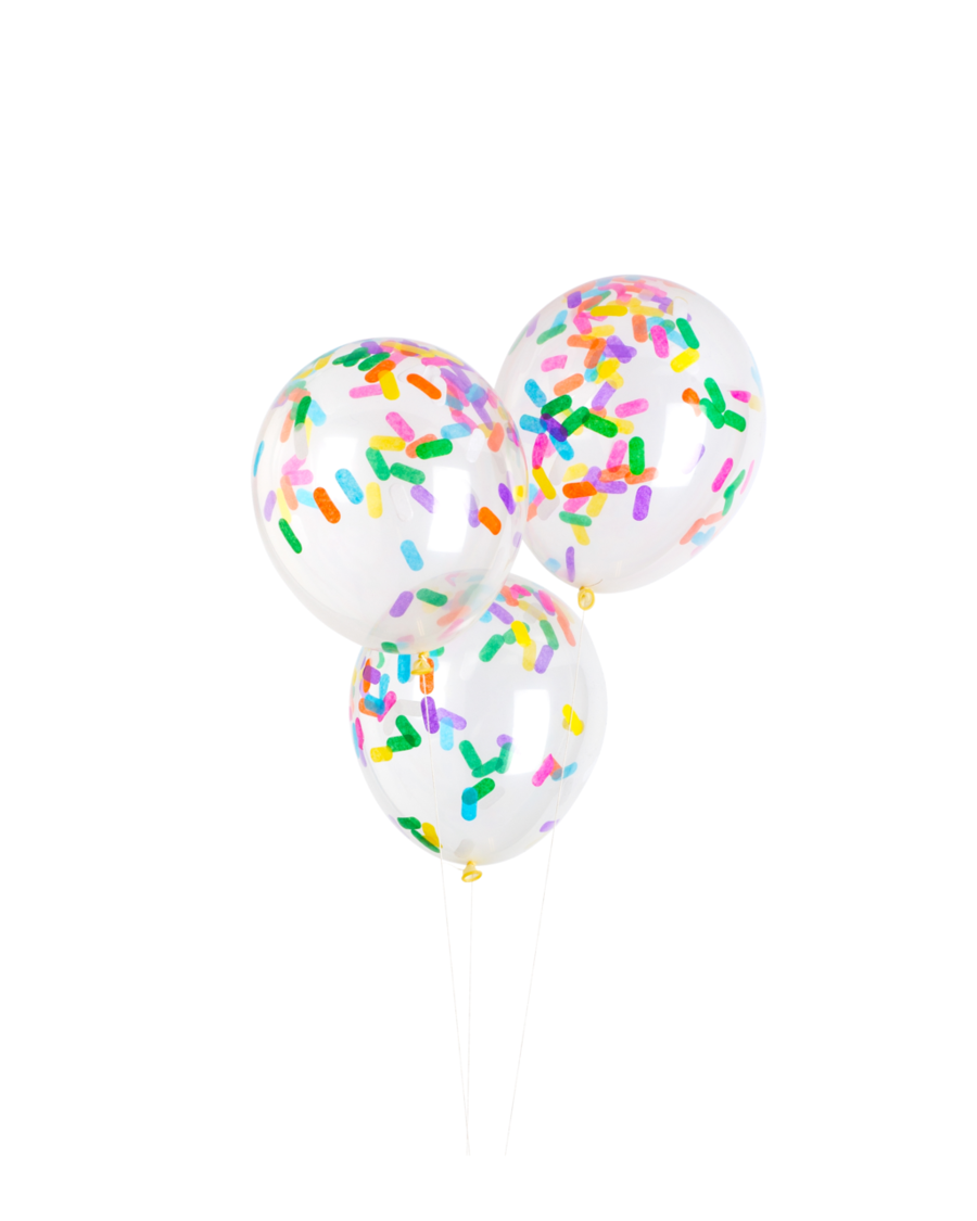 Detail Balloon And Confetti Clipart Nomer 51