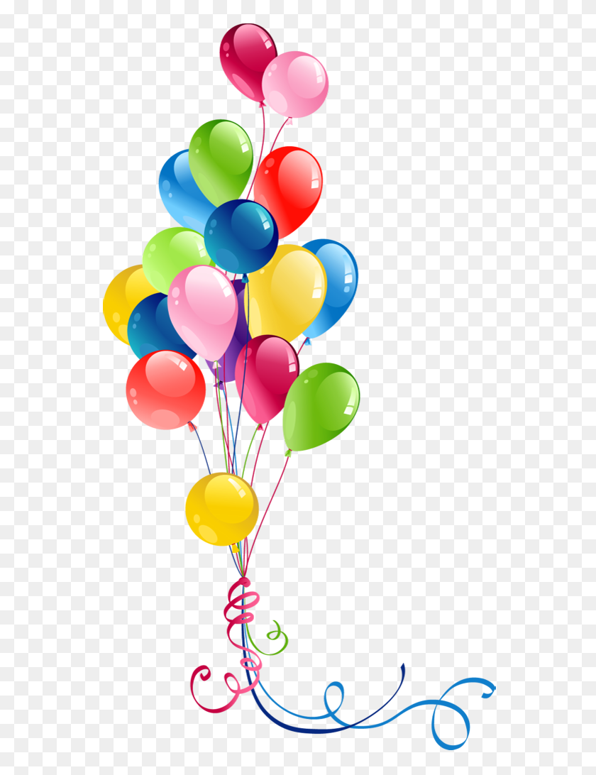 Detail Balloon And Confetti Clipart Nomer 6