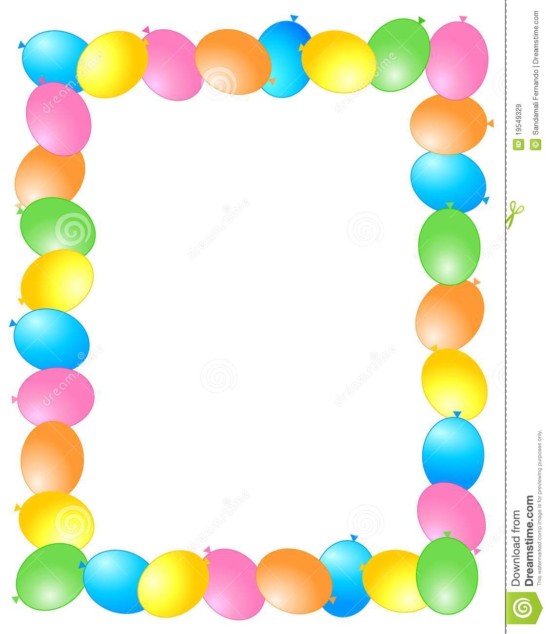 Detail Balloon Borders Clipart Nomer 24