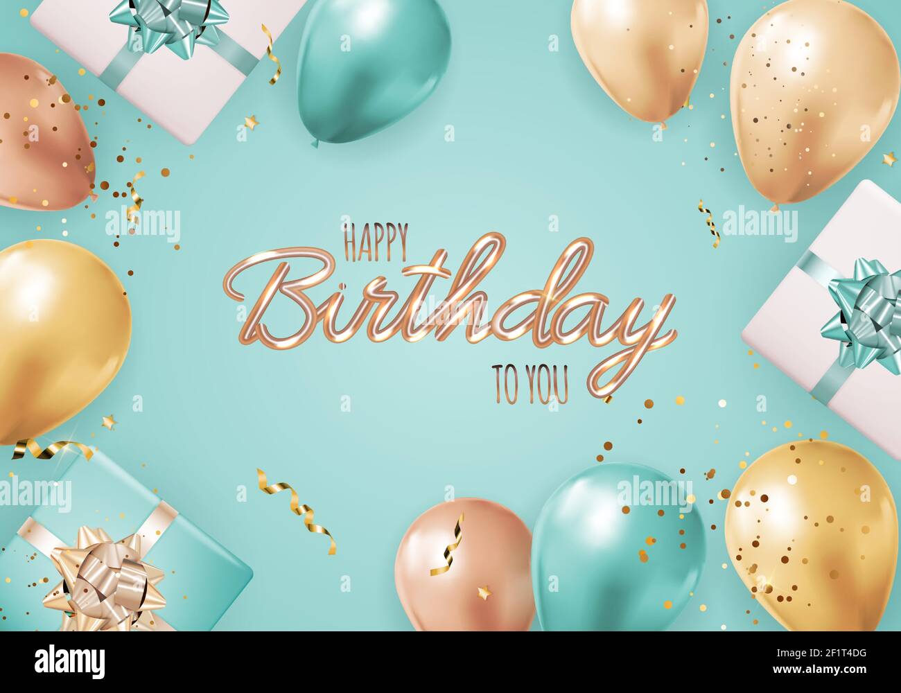 Detail Balloons And Confetti Realistic Nomer 43