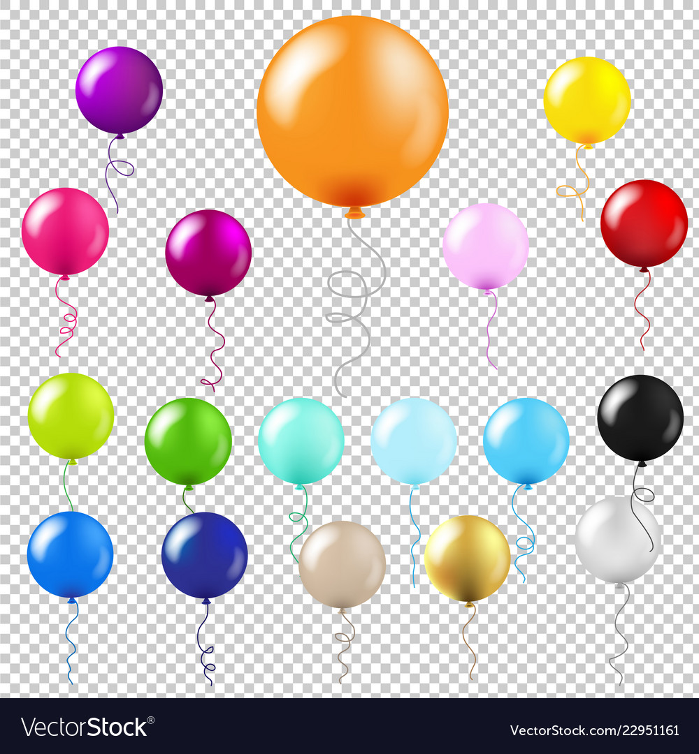 Detail Balloons Transparent Background Nomer 27