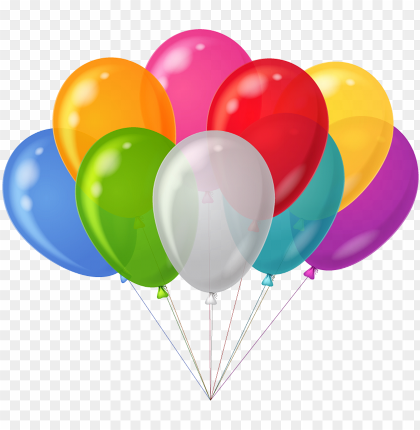 Detail Balloons Transparent Background Nomer 28