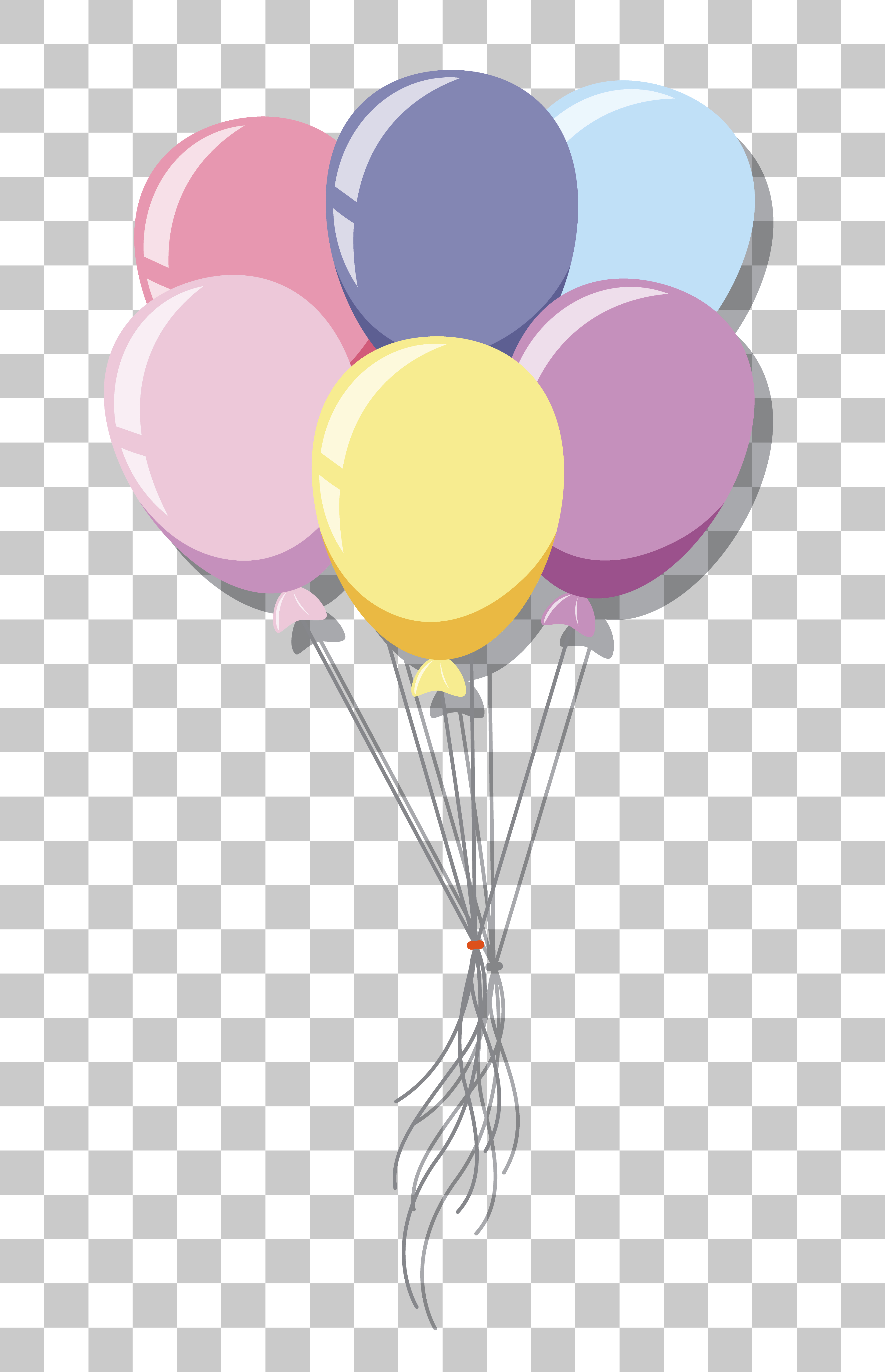 Detail Balloons Transparent Background Nomer 30