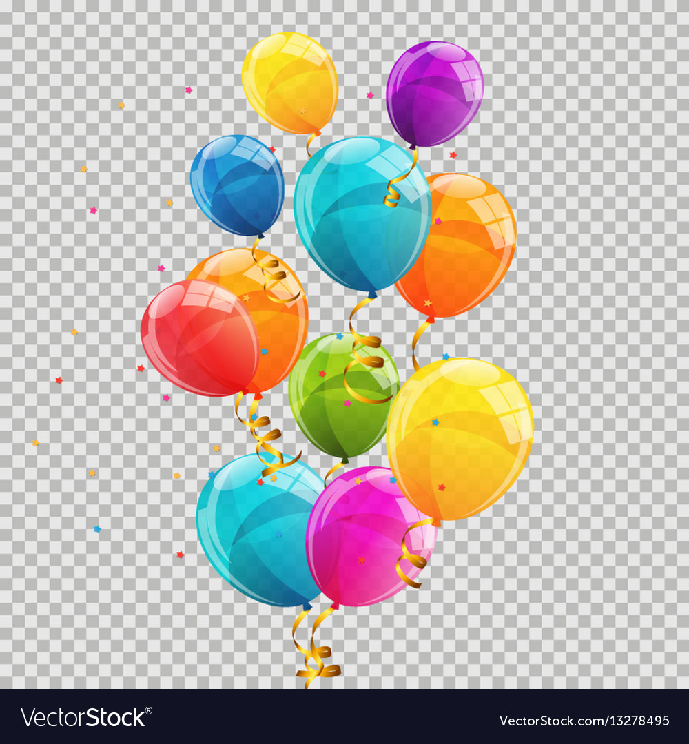 Detail Balloons Transparent Background Nomer 3