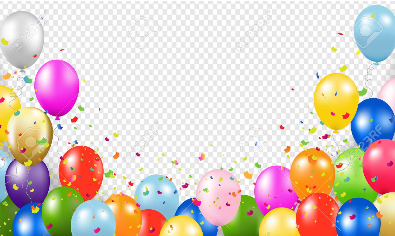 Detail Balloons Transparent Background Nomer 38