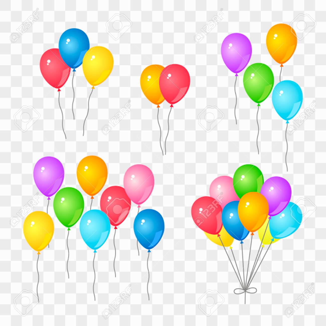 Detail Balloons Transparent Background Nomer 45