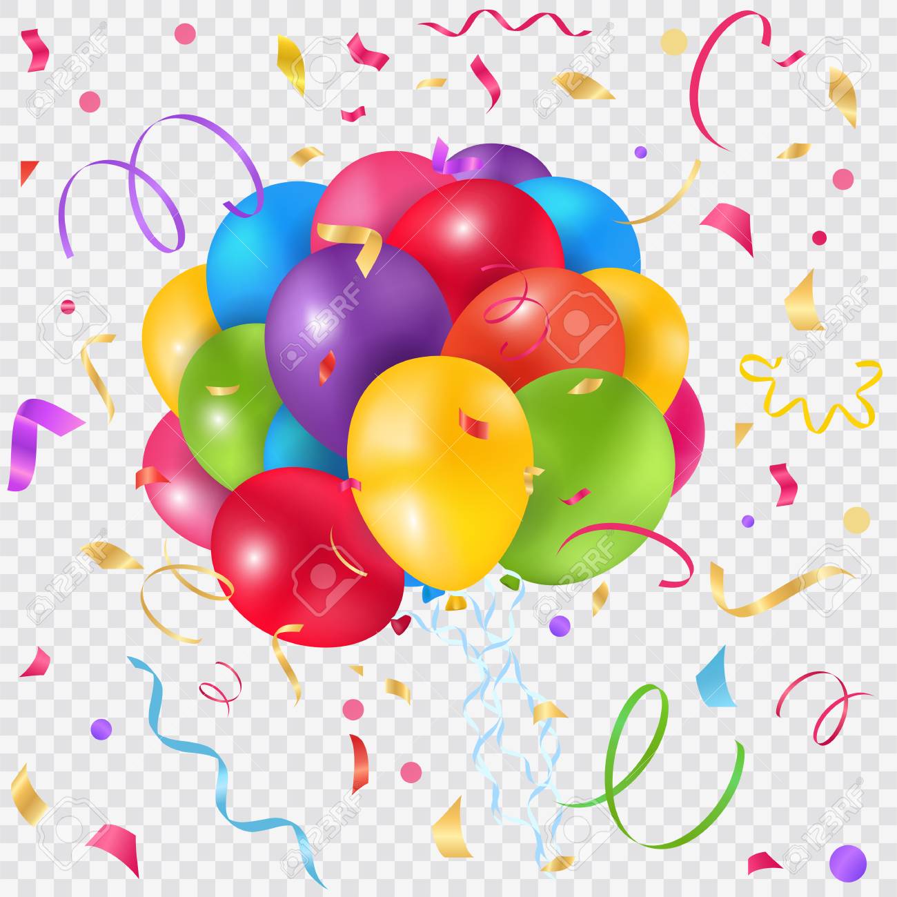 Detail Balloons With Transparent Background Nomer 38