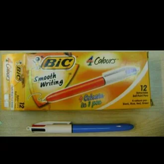 Detail Ballpoint Bic 4 Warna Nomer 46