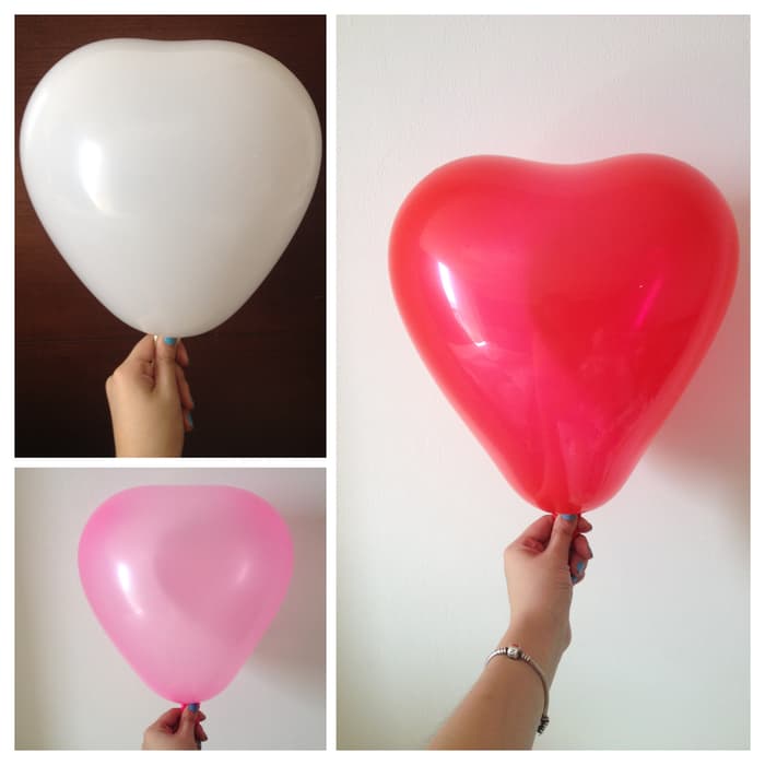 Detail Balon Bentuk Love Nomer 34