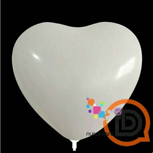 Detail Balon Bentuk Love Nomer 40