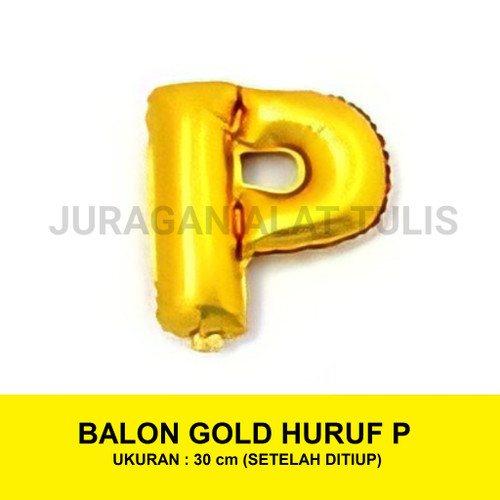 Detail Balon Huruf Emas Nomer 48