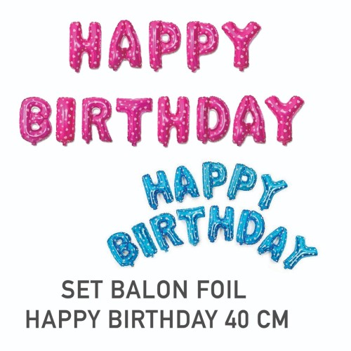 Detail Balon Huruf Happy Birthday Nomer 46