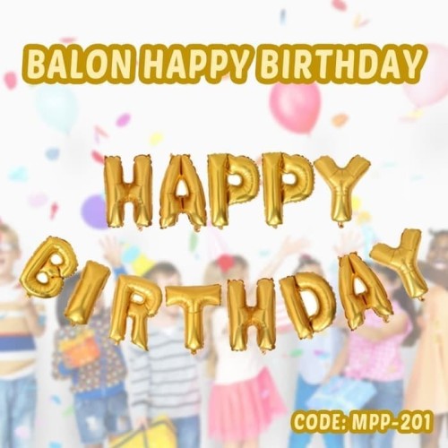 Detail Balon Huruf Happy Birthday Nomer 49
