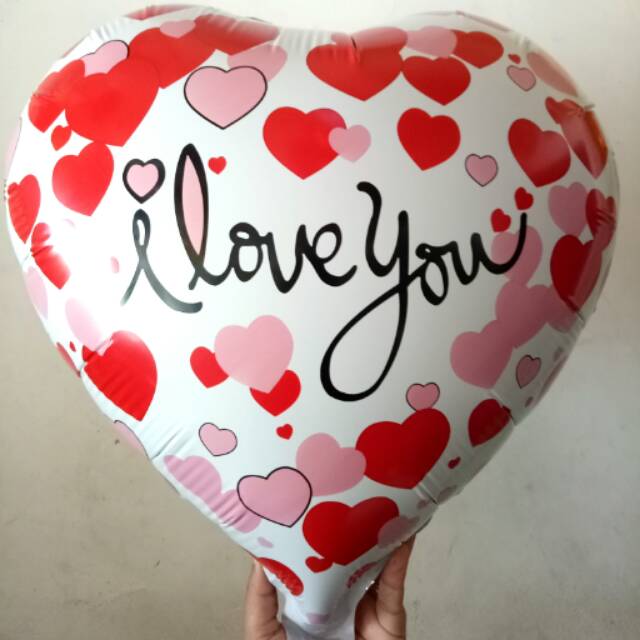 Detail Balon Love Nomer 36