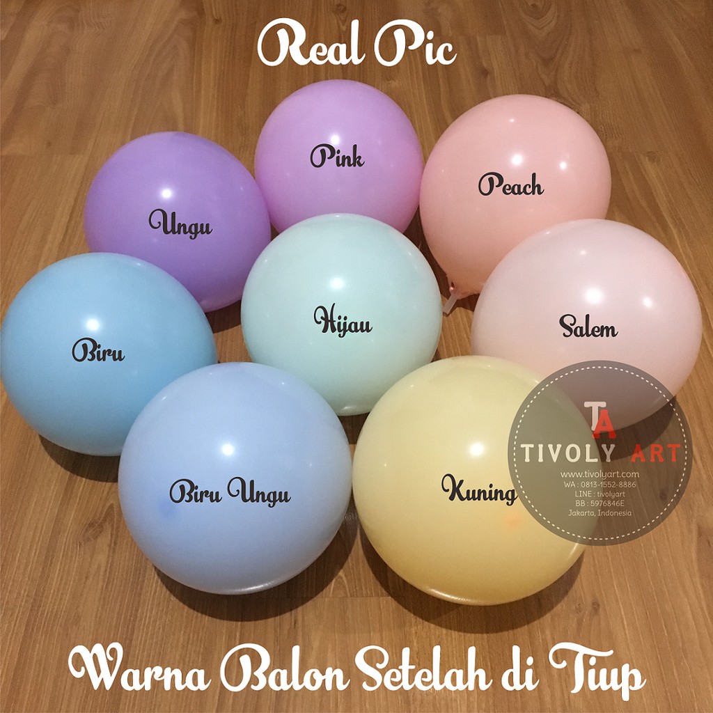 Detail Balon Macaron Nomer 2