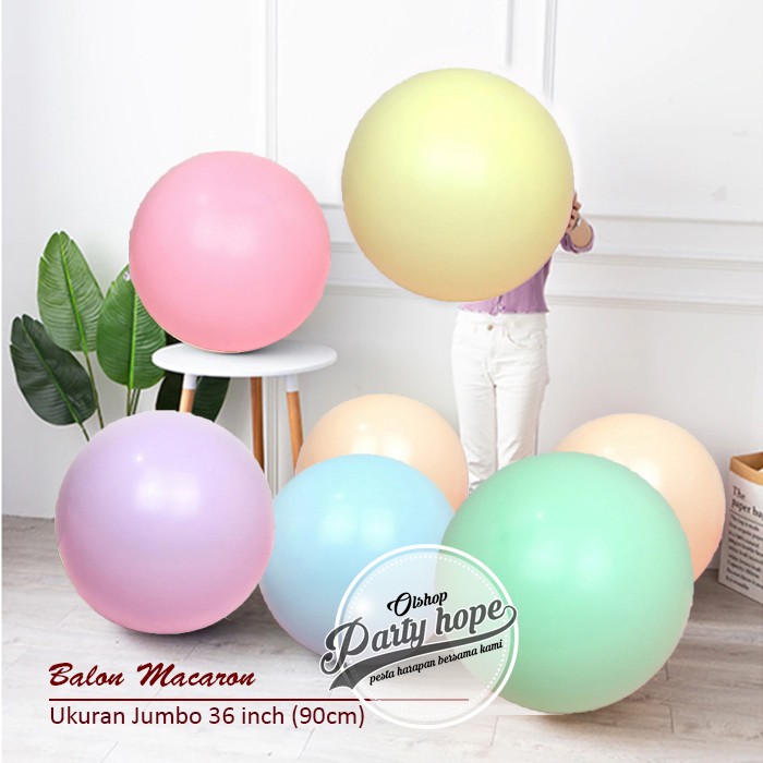 Detail Balon Macaron Nomer 44