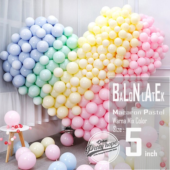 Detail Balon Macaron Nomer 53