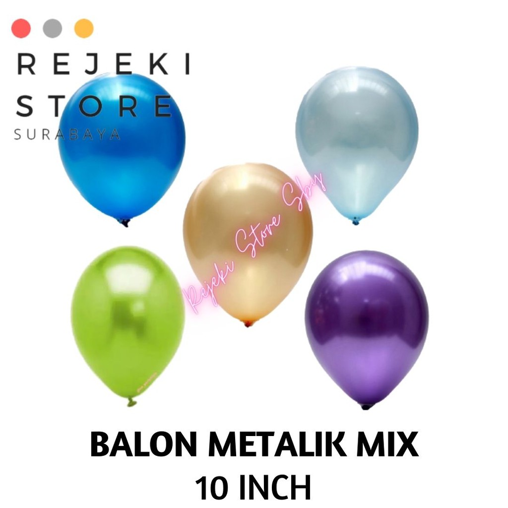 Detail Balon Metalik Nomer 36