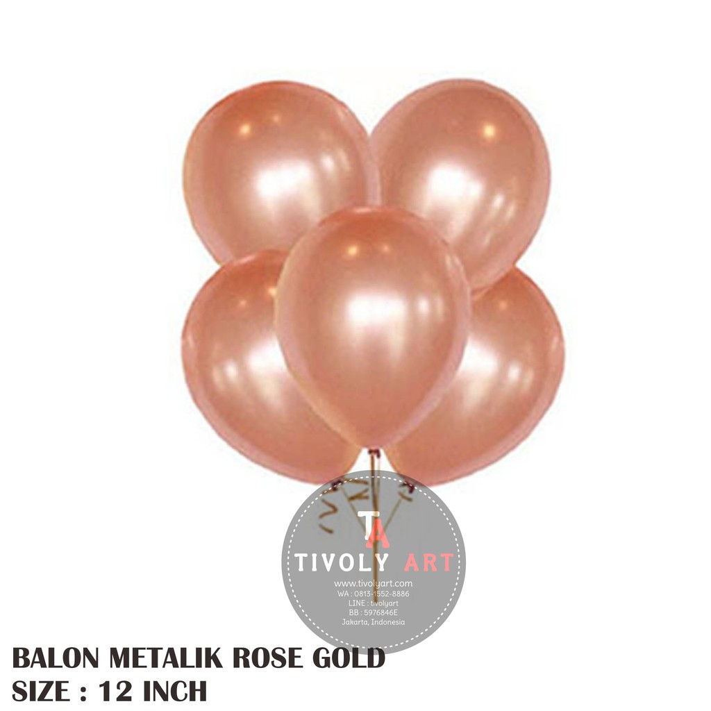 Detail Balon Metalik Gold Nomer 20
