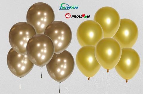 Detail Balon Metalik Gold Nomer 30