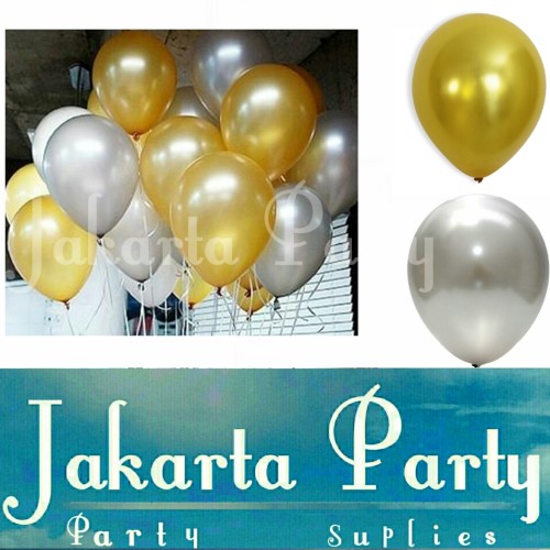 Detail Balon Metalik Gold Nomer 31