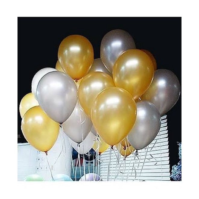 Detail Balon Metalik Gold Nomer 41