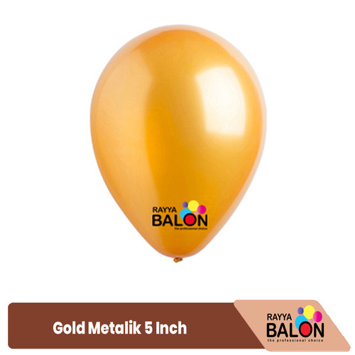 Detail Balon Metalik Gold Nomer 48