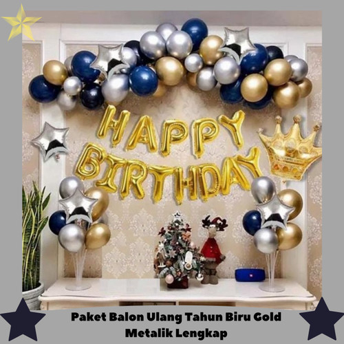 Detail Balon Metalik Gold Nomer 57