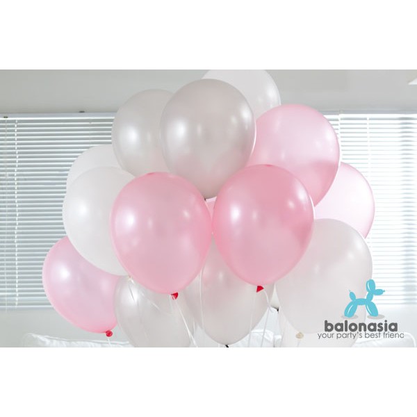 Detail Balon Pink Putih Nomer 12