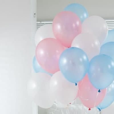 Detail Balon Pink Putih Nomer 20