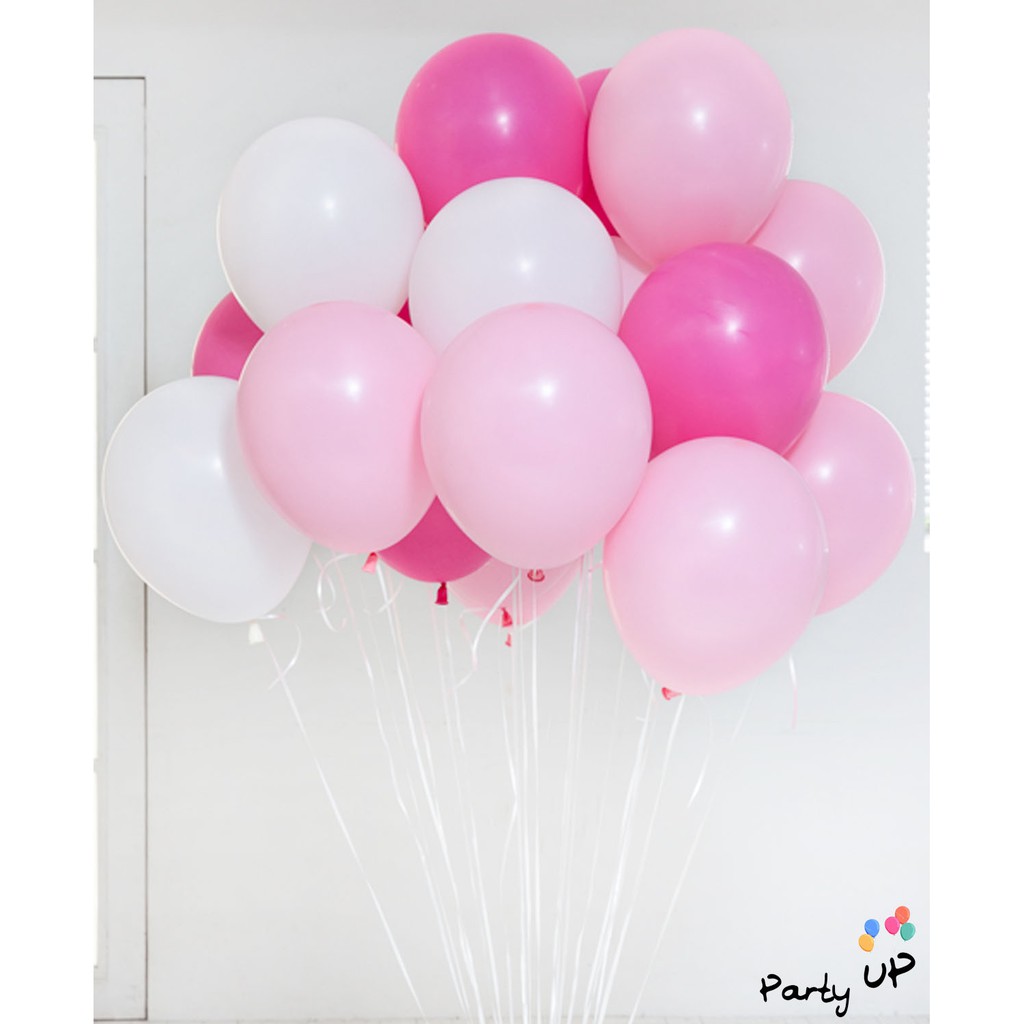 Detail Balon Pink Putih Nomer 3