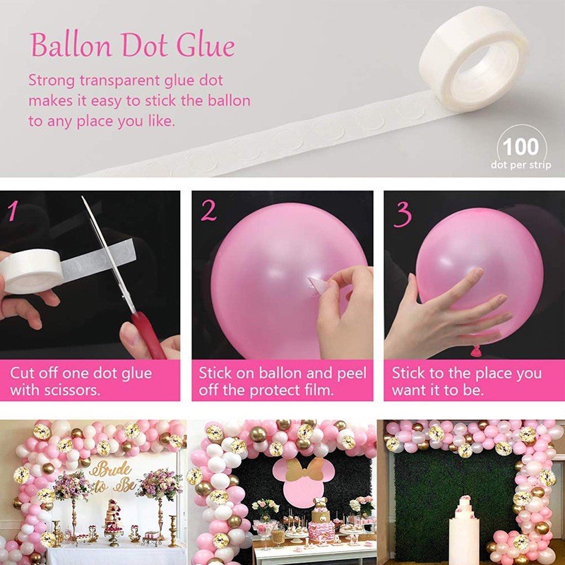 Detail Balon Pink Putih Nomer 49