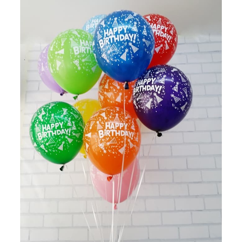 Detail Balon Tulisan Happy Birthday Nomer 26