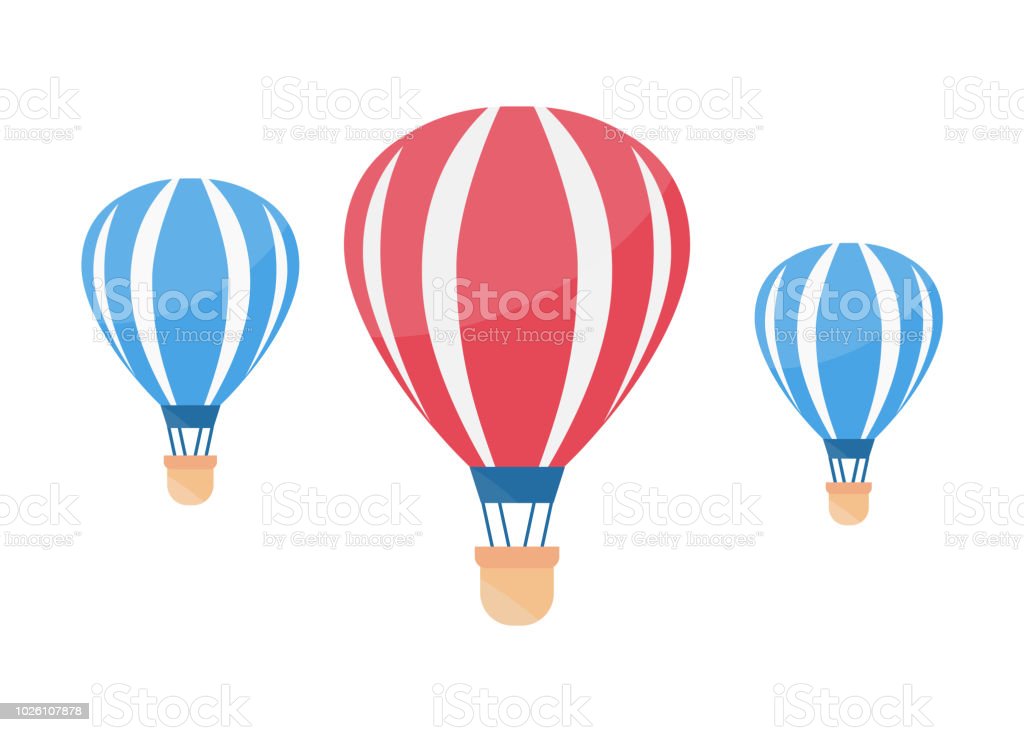 Detail Balon Udara Vector Nomer 17