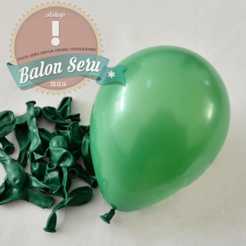 Detail Balon Warna Hijau Nomer 15