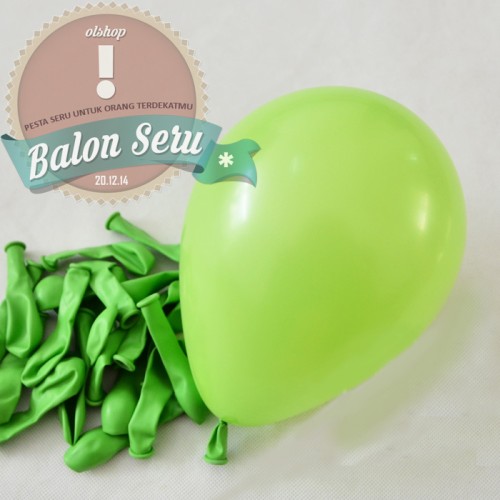 Detail Balon Warna Hijau Nomer 54