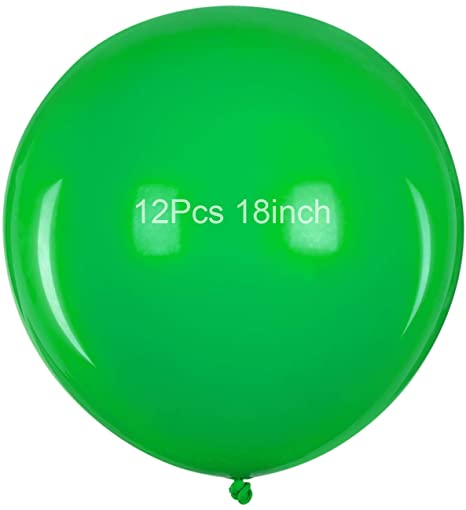 Detail Balon Warna Hijau Nomer 9