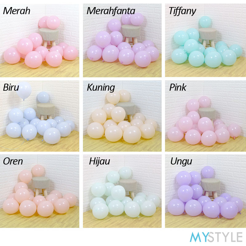 Detail Balon Warna Pastel Nomer 11