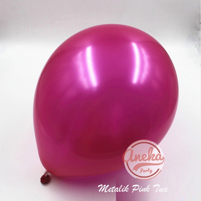 Detail Balon Warna Pink Nomer 13