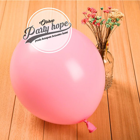 Detail Balon Warna Pink Nomer 19