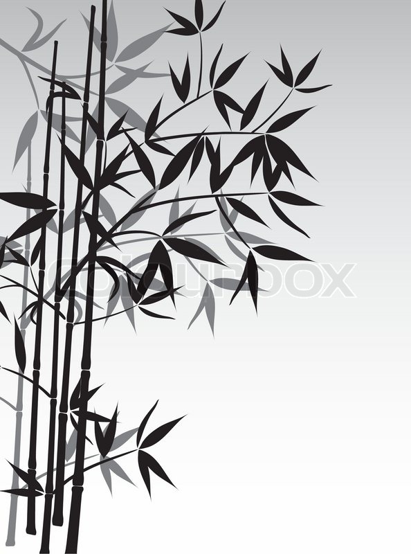 Detail Bamboo Background Vector Nomer 30