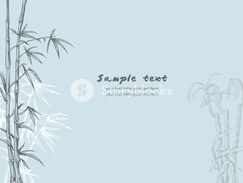Detail Bamboo Background Vector Nomer 32