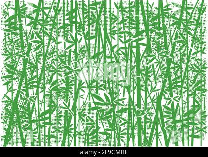 Detail Bamboo Background Vector Nomer 40