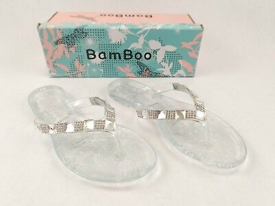 Detail Bamboo Clear Jelly Sandals Nomer 2