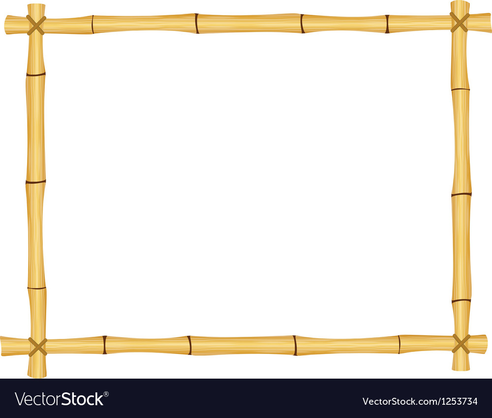 Bamboo Frame Vector - KibrisPDR