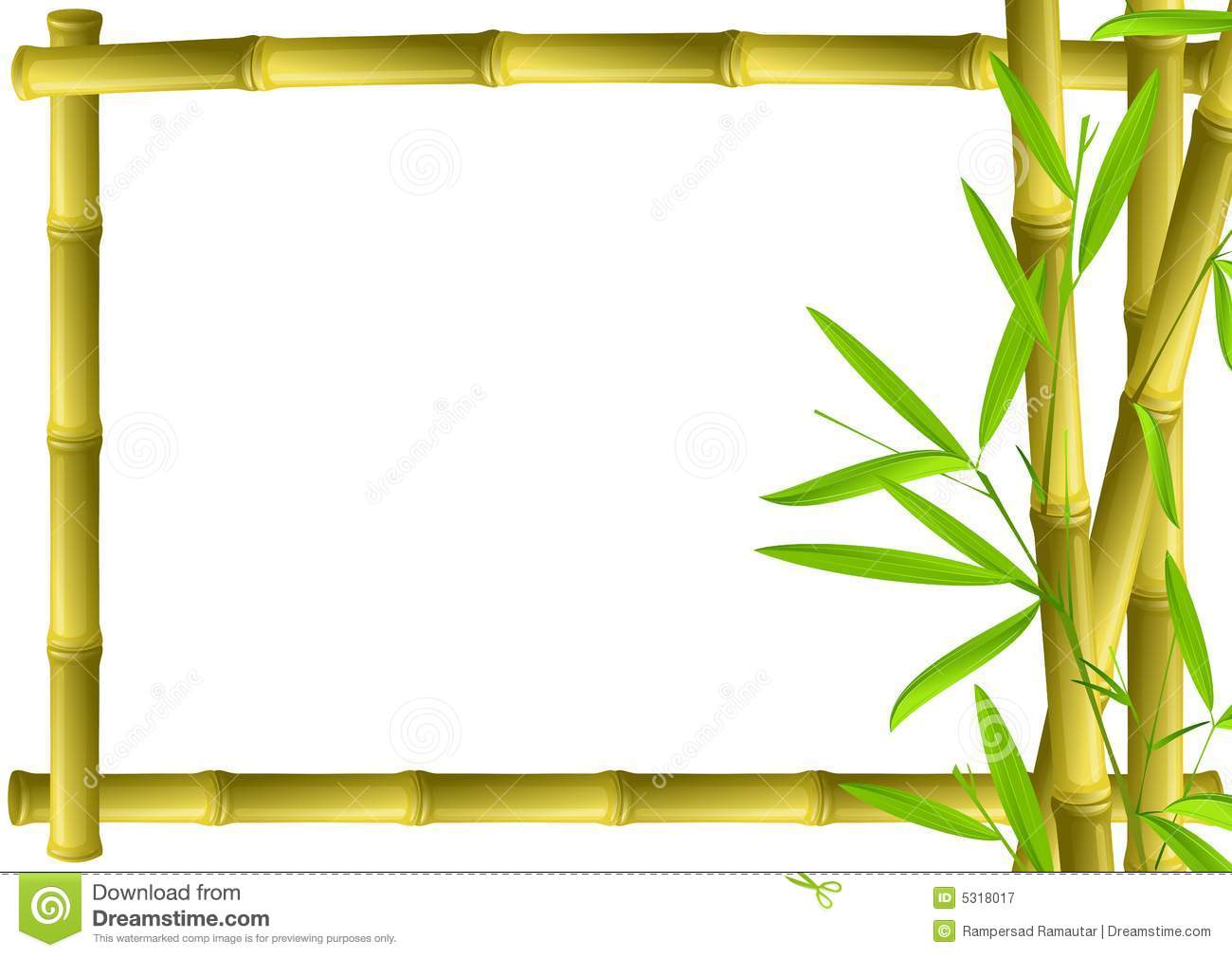 Detail Bamboo Frame Vector Nomer 29