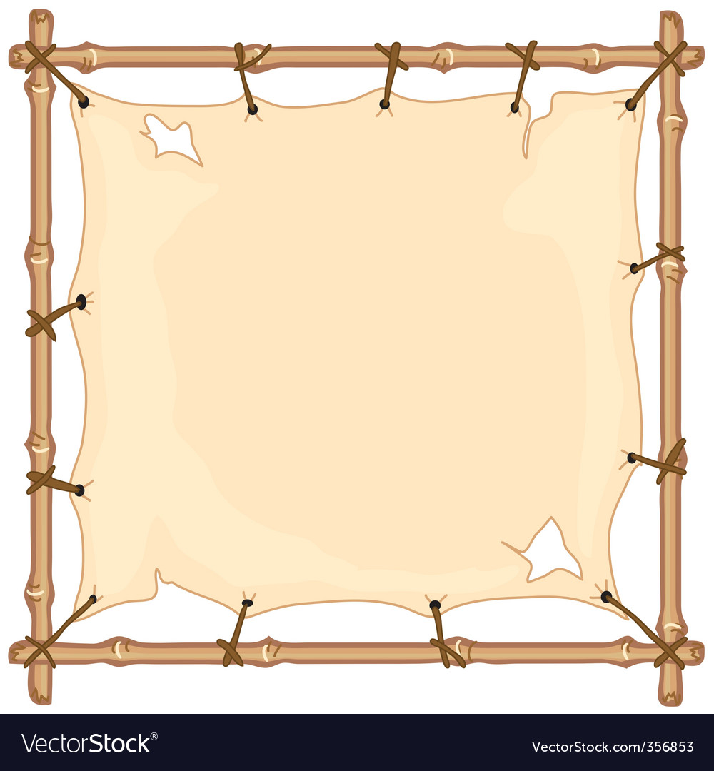 Detail Bamboo Frame Vector Nomer 37